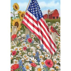 America The Beautiful House Flag‎ 28" x 40" Briarwood Lane